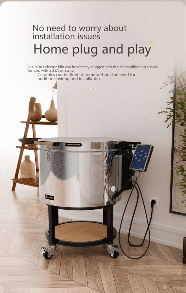 Round and Stumpy Cylindrical Ceramic Electric Kiln
