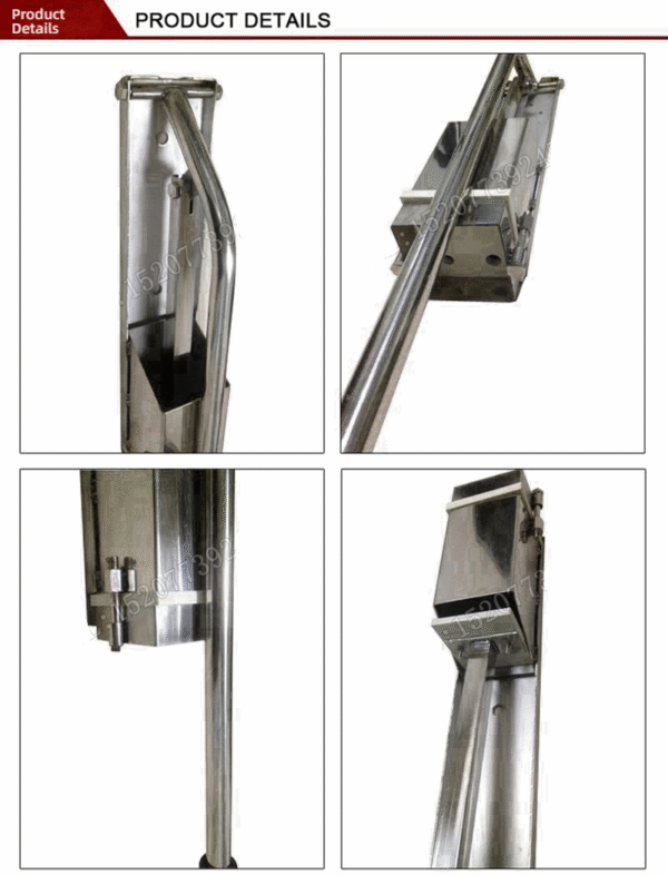 Wall-Mounted Manual Clay Extruder with 12 Molds