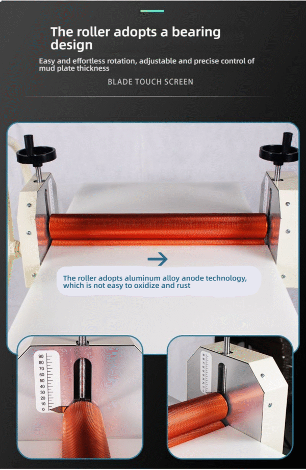 Dual-Axis Clay Slab Machine